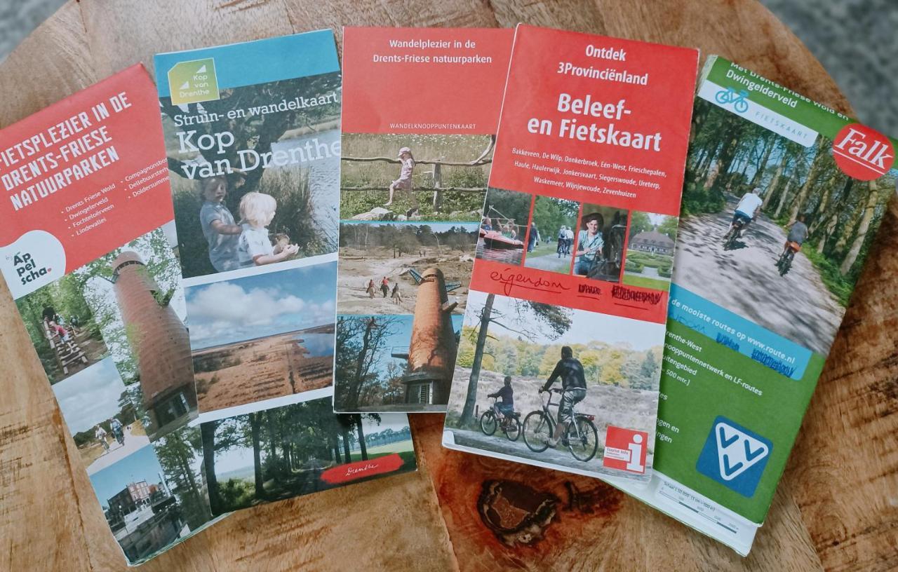 4P Chalet Tolve Met 4 Fietsen Vlakbij Natuurgebieden Drents Friese Wold, Fochteloerveen En Gevangenisdorp Veenhuizen Oosterwolde  Exteriér fotografie