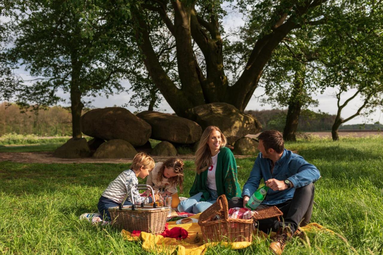 4P Chalet Tolve Met 4 Fietsen Vlakbij Natuurgebieden Drents Friese Wold, Fochteloerveen En Gevangenisdorp Veenhuizen Oosterwolde  Exteriér fotografie